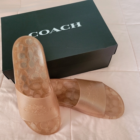 Coach Shoes - Coach Ulyssa Rubber Slide Size 8 Women's